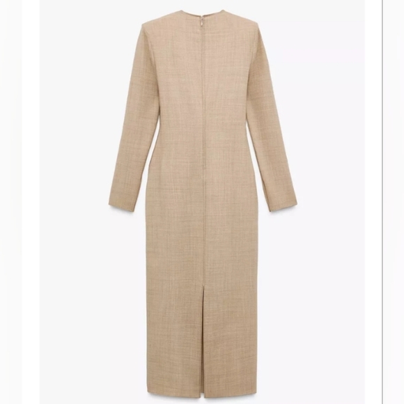 Zara ZW Collection Wool Tube Dress - Picture 6 of 7